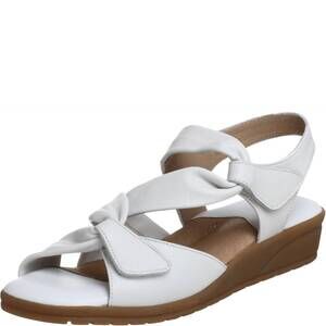NEW BEAUTIFEEL women's venezuela sandals in white leather